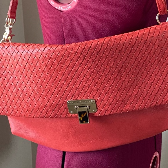 Elliott Lucca coral salmon orange colour woman Boho hand bag. Used. - Picture 14 of 14